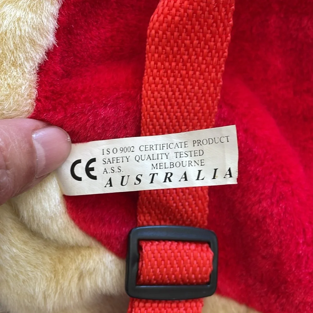 I love Australia koala bear red back pack purse